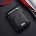 Men's Bags Anti Theft RFID Card Holder Anti Demagnetization Driver's License Men's Carbon Fiber Zipper Accordion Women's Credit Card Holder_viptrois.com