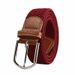 Popular Men's And Women's Belts Multi Color Breathable Woven Elastic Canvas Pin Buckle Elastic Casual Pants Belt_viptrois.com