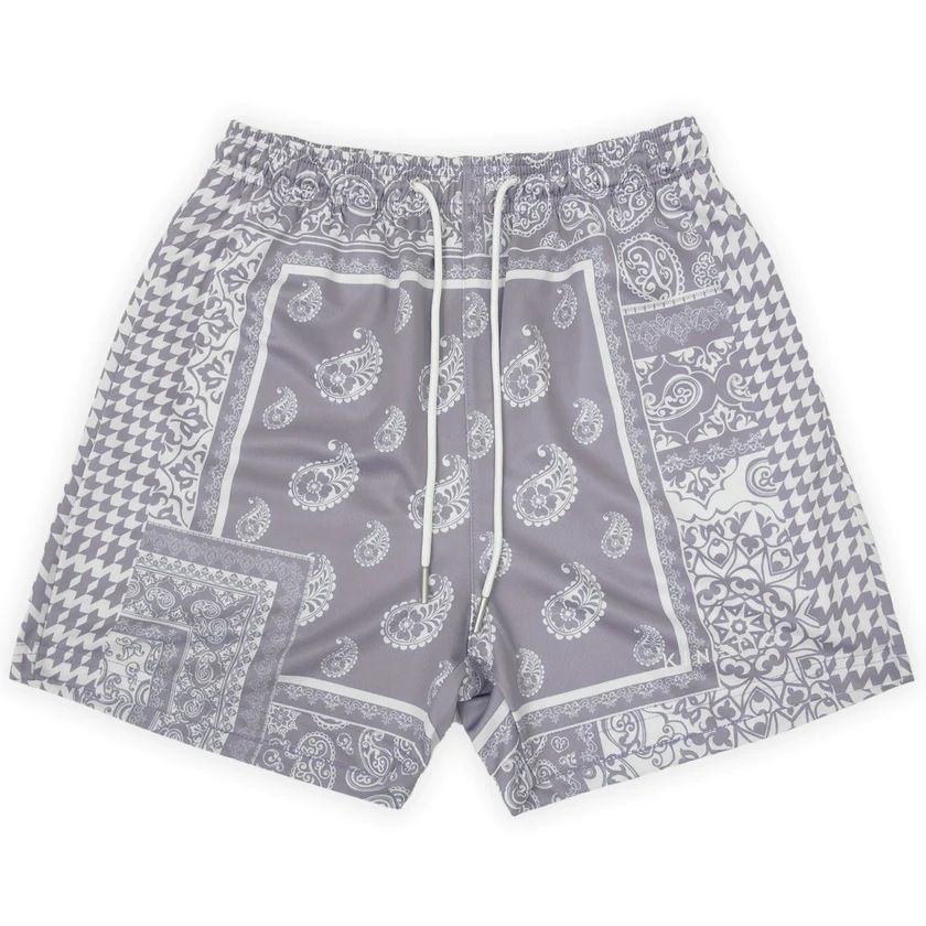 Men's Clothing New Fashion Brand Cashew Flower Sports Shorts Summer Quick Drying Breathable Sports Fitness Shorts_viptrois.com