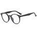 Men's Sunglasses Rice Nail Round Frame Sunglasses For Women High End Retro Fashion Versatile Sunglasses Simple Face Small Anti Blue Light Flat Glasses_viptrois.com