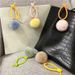 Bag Charm New Creative Cute Plush Bag Pendant Candy Color Girl Keychain Car Keychain Mobile Phone Case Accessories_viptrois.com