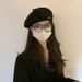 Solid Color 2025 Spring And Auumn New For Women Large Head Circumference Face Slimming Bere Winer Versaile Aris_viptrois.com