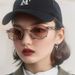 Classic Metal Retro Style Round Frame Sunglasses Show Your Face Small Party Daily Travel Vacation Photo Treasure Single Product_viptrois.com