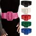 Women's belt retro elastic elastic belt square pin buckle belt_viptrois.com