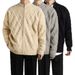 Men’s Slim-Fit Zip-Up Cardigan – European Size Business Casual Coat (Black/Grey/Apricot)_viptrois.com