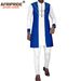 Men's Clothing Africa Men's l Dress three piece set coat + top + pants_viptrois.com