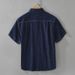 Retro Denim Short Sleeved Shirt, Fashionable And Versatile, Artistic And Casual Loose Top, Men's Clothing_viptrois.com