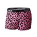 Pulse Large Leopard Print Breathable Mid-Waist Thin Style American Size Boxer Briefs Ice Silk Underwear Men's Wholesale_viptrois.com