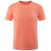 Men's Comfortable Quick Dry T-Shirt Crew Neck Solid Work Wear T-Shirt Casual Regular Fit Short Sleeves T-Shirts_viptrois.com