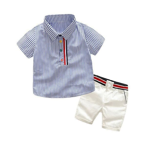 Children's Summer college unisex infant and toddler suit garden school uniform British cotton children's school uniform_viptrois.com