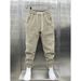 Men's Clothing Casual Pants For Men In Autumn And Winter With Loose Cuffs And Fashionable Hot Stamping Corduroy Sports Sweatpants_viptrois.com