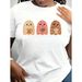 Camiseta Divertida Pantasmas, Camisetas Conchas Fantasma Lindas, Latina, Camiseta Mexicana, Regalo Halloween Para Mujer_viptrois.com