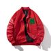 Men's Clothing High Street Woolen Leather Jacket For Men Couple Embroidered Flight Suit BF Style Vintage Baseball Jacket Trendy_viptrois.com
