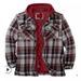 Pulse Hot-Selling Men's Clothing Autumn Winter Thickened Cotton Plaid Long Sleeve Loose Hooded Jacket In Stock_viptrois.com