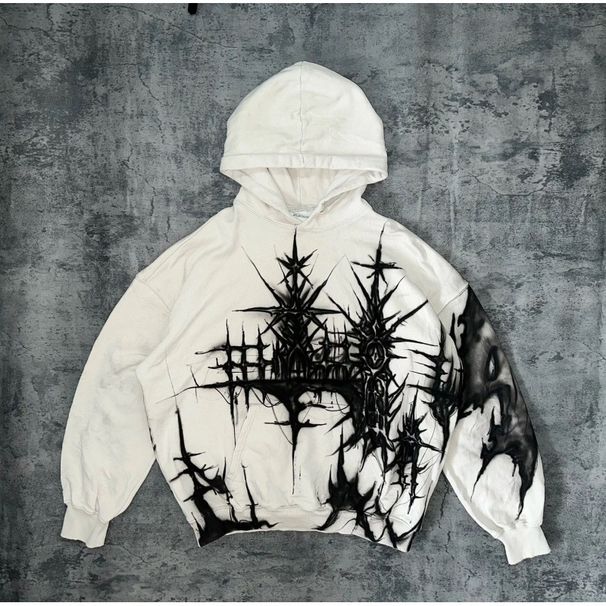 Streetwear Hoodie – Gothic Demon Print Unisex Oversized Pullover | Y2K Aesthetic & Casual Wear_viptrois.com
