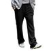 Men's Clothing Men's Pants European Size Spring And Autumn Jacquard Striped Wide Leg Men's Casual Loose Pit Strip Drawstring Straight Tube Large_viptrois.com
