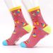 Birthday knitted cotton socks sole creative copywriting adhesive floor socks_viptrois.com