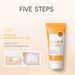 6pcs C Skincare Set, Rich In Vitamin C, Nourishes & Moisturizing All Types, Light Beige Care Kit With Cleanser, Toner,_viptrois.com