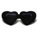 Love Sunglasses Personality V Wide Rimmed Red Men And Women Sunglasses Internet Celebrity Fashion Plastic Tooth Peach Heart_viptrois.com