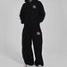 Men's Red Bear Print Hoodie & Pants Set - Streetwear Pullover With Crossbody Bag Premium Polyester Blend_viptrois.com