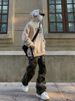 Vintage Hip Hop Camouflage Cargo Pants Loose Fit Straight Leg Streetwear Work Pants for Men And Women Casual Wear_viptrois.com