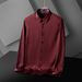 Wrinkle-Free Stretch Dress Shirt – Slim Fit Business Casual Long Sleeve (Machine Washable, 50s Microfiber Blend, 11 Colors)_viptrois.com