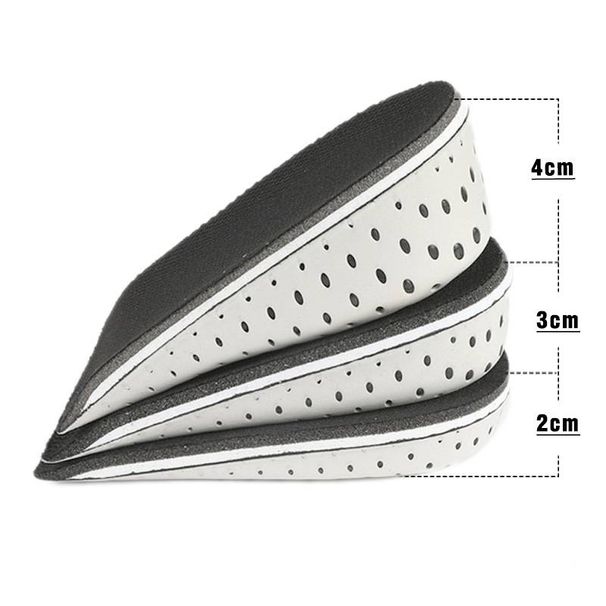 Height Increasing Insoles For Men And Women, Thickened Invisible 234cm Sports Transparent Silicone Half Pad Inner Height Increasing Insoles_viptrois.com
