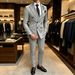 Men's Clothing Business Casual Suit Summer Suit Groom Best Man Suit Two Piece Suit Men's Suit_viptrois.com