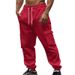 Cross-Border European American New Style Autumn And Winter Sports Casual Long Pants Men's Multi-Pocket Cargo Sweatpants_viptrois.com