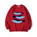 Men's Clothing new loose pullover fashion dopamine knitted comfortable warm lazy long sleeved sweater top_viptrois.com