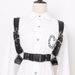2019 new style European and American style niche design concave shape PU leather buckle outer straps trendy unisex_viptrois.com