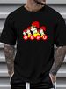 Devo Energy Dome XL Black T Shirt Slightly Stretched Casual Homme Comfortable Top For Everyday Wear Breathable Stylish Streetwear Graphic Summer_viptrois.com