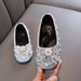 Mother & Kids Performance Shoes Sequined Princess Shoes Korean Version Girls Children's Crystal Shoes Soft Bottom_viptrois.com