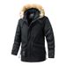 men's winter warm cotton coat velvet thickened cotton jacket men's multi-pocket coat cotton coat custom printed logo_viptrois.com