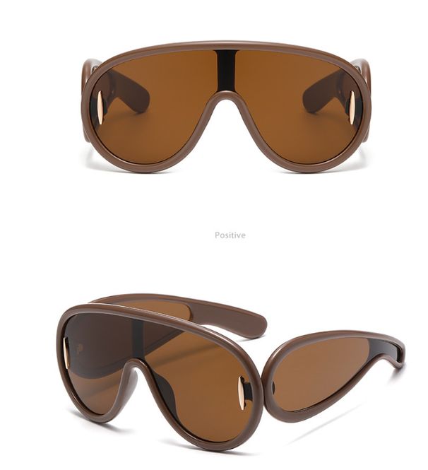 New Retro Oval Frame Sunglasses, Fashionable Sunglasses, High-end Sun Protection Sunglasses For Women_viptrois.com