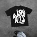 Men's Clothing Bold Graphic Print T-Shirt - Comfortable Loose Fit Casual Tee With Stylish Lettering For Men & Women (Black, S-XXL)_viptrois.com