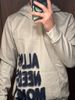Men's Clothing Fashionable Youth Trendy Letter Sweatshirt For Outerwear Casual Loose Daily Sweatshirt Dopamine New Style_viptrois.com