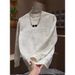 2025 Autumn And Winter Fleece Thickened Sweater Men's Trend Tie-dye Letter Steel Stamp Top_viptrois.com