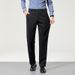 Pure Men's Wool And Silk Blend Business Casual Pants Autumn Winter Workwear Elastic Straight High Waist Suit Trousers_viptrois.com