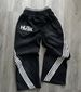 2026 New European And American Retro High Street Hip Hop Striped Double Waist Sweatpants Loose Straight Sports Casual Fake Two-piece Trousers_viptrois.com