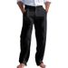 Men's Cotton Linen Drawstring Pants With Button Details - Straight Leg Casual Trousers For Summer & Beach - Breathable Solid Color Long Pants S-XXXL_viptrois.com