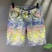 Men's Clothing Summer New High Street Fashion Brand Colorful Jacquard Shorts Men's Denim Shorts Loose Straight Pants Men_viptrois.com