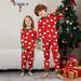 Christmas family suit beautiful clothes men and women men long sleeve trousers snowman print home wear_viptrois.com