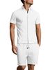 The Latest Men's Solid-color Jacquard Shirt, Casual Short-sleeved Shirt And Shorts Two-piece Set Is A Bestseller In Summer Of 25_viptrois.com