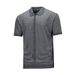 Summer Men's Turn-down Collar T-shirt Casual POPLO Shirt_viptrois.com