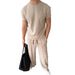 Men's Stylish Versatile Crew Neck T-Shirt Comfortable Breathable Soft Smooth High Quality Casual Two Piece Set_viptrois.com