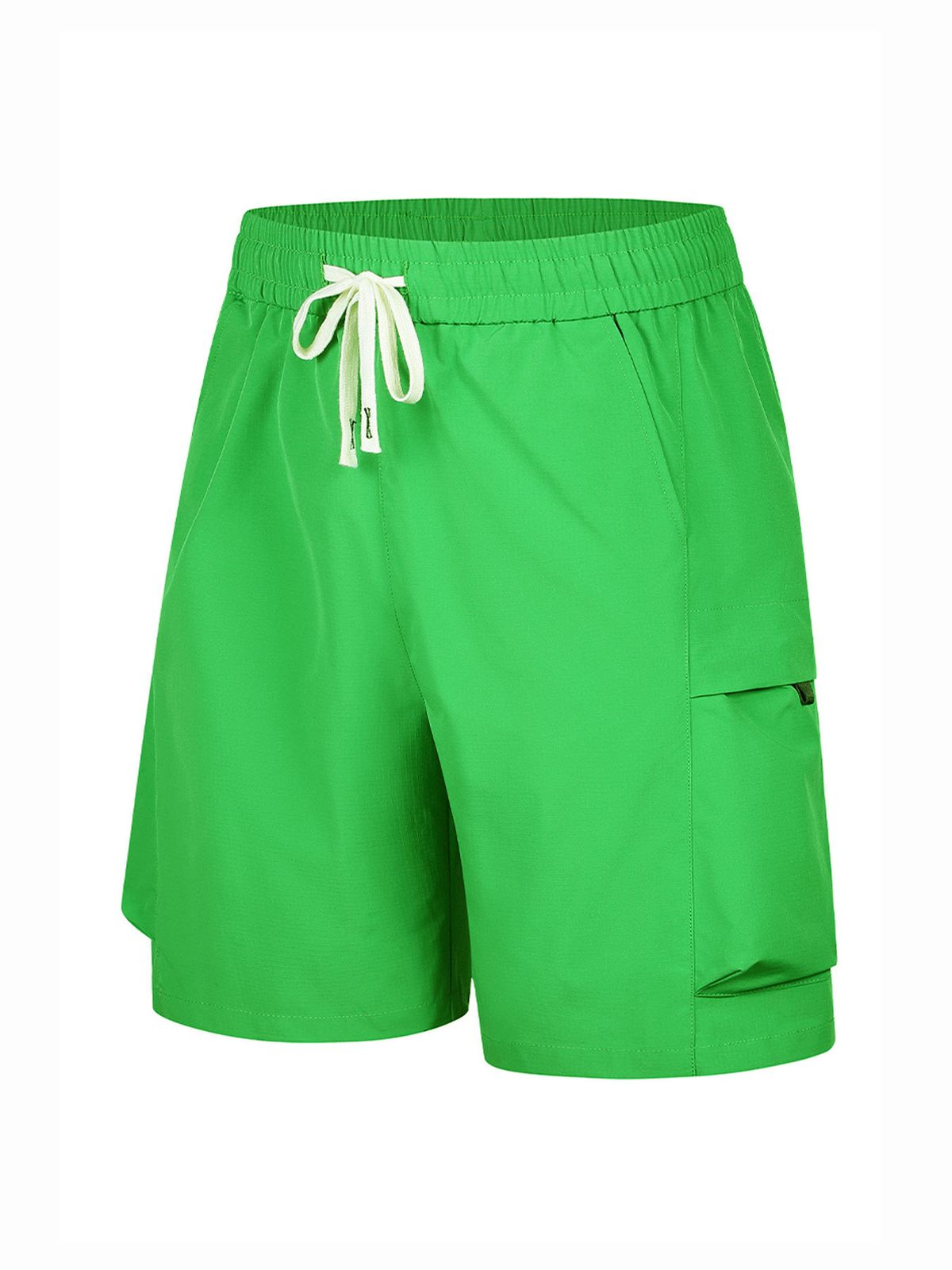 Men's Clothing Overalls Shorts Men Summer Sports Quick Drying Multi Pocket Overalls Beach Pants Men's Ice Silk Casual Shorts_viptrois.com