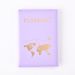 Plain Skin-feel Pu Passport Cover Passport Holder Ticket Holder Passport Passport Holder For Overseas Travel And Passport Storage Protection_viptrois.com