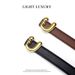 New Style Gourd Alloy Smooth Buckle For Women Versatile Fashion Dress Decoration Belt_viptrois.com