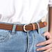 2.5cmx100cm Universal Needle Buckle Belt for Men and Women Elastic Jeans Belts Young Student Woven Canvas Thin Waistband_viptrois.com